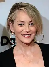 Sharon Stone, Worst Actress winner and Worst Screen Couple co-winner.