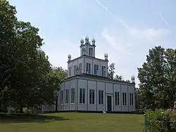 Exterior view of the Sharon Temple