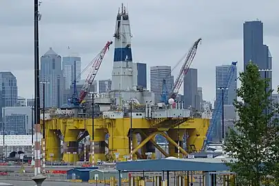 Polar Pioneer at Terminal 5 in 2015