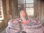 Shivalinga inside Jyotilingeshwor Mahadev