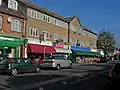 The post war section of the shops added, completed in Autumn, 1958. Local residents referred to these as the "new shops".