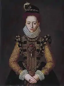 Sibylle de Clèves-Juliers-Berg, margravine de Burgau (1557–1628), by Monogrammist AC