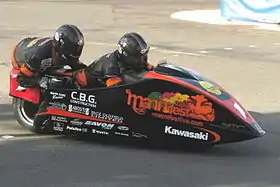 Thursday Evening Practice Dave Molyneux/Patrick Farrance DMR 600cc Parliament Square, Ramsey– 31 May 2012