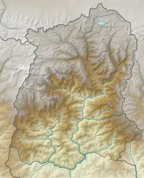 Location of Samiti lake within Sikkim