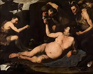 Drunken Silenus, 1626, 185 x 229 cm., Museo di Capodimonte