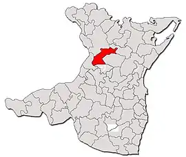 Location in Constanța County