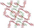 3D interpenetrated network in the crystal structure of silsesquioxane