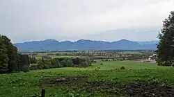 Sindelsdorf seen from the northwest