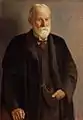 Sir George Howard Darwin, oil on canvas, Mark Gertler, 1912