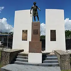 Sir Jacob Vouza memorial at Honiara, Solomon Islands.