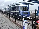 A diesel train built for Southend Pier Railway in 1986, and named after poet John Betjeman.