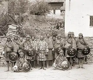 Penlop of Trongsa Ugyen Wangchuck, lord of Trongsa Province, Paro Province, and de facto head of Bumthang Province.