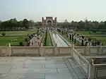 Taj Mahal and grounds: Old Mughal Aqueduct.