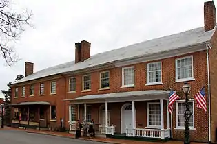 Sister's Row, looking east