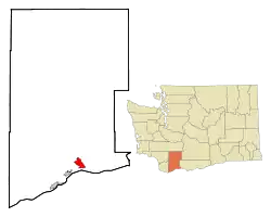 Location of Carson, Washington