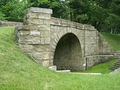 South face of the Skew Arch Bridge