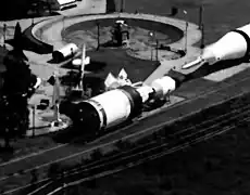 Trainer on display at the US Space & Rocket Center, 1982