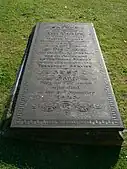 Slate tomb-slab, St Wulfram's Church, Grantham, Lincolnshire. Swithland slate by George Holt