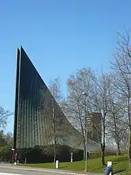 Slettebakken Church (concrete, fan shape, 1970)