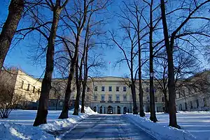 The Royal Palace seen from the rear end