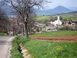 Eastern view of Šarišská Trstená