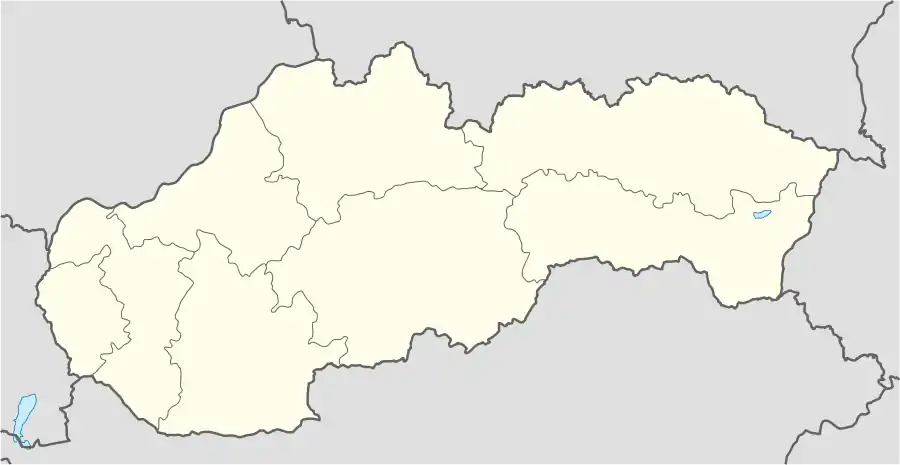 Nižná Myšľa is located in Slovakia