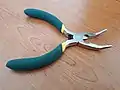 Bent nose pliers