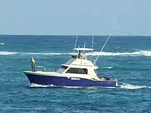 Small sport fishing boat