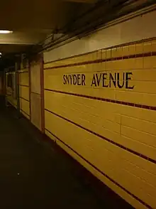 Snyder station tiles