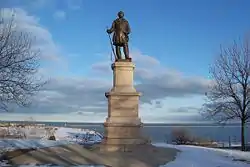 Solomon Juneau statue in Juneau Park