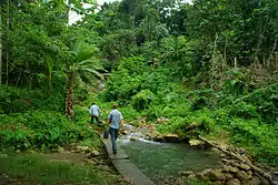 Kongulai river at the water source.