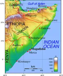 Image 48Topography of Somalia (from Geography of Somalia)