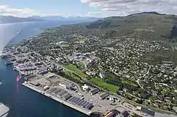 View of the town