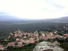 A panoramic view of Sotta from Punta