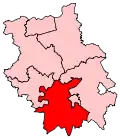 A medium constituency in the south of the county.