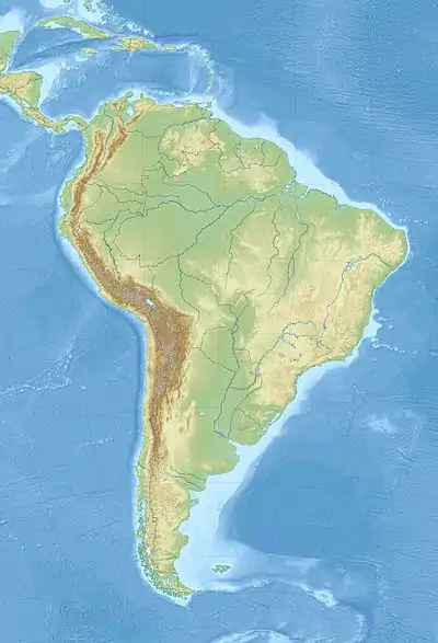 Curitiba is located in South America