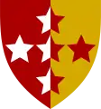 Southern Command Royal Armoured Corps (Vertical Red/Yellow halves with white stars)