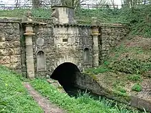 Sapperton Canal Tunnel (South Entrance) on former Thames and Severn Canal