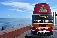 Southernmost point buoy