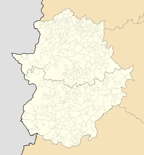 Ahillones is located in Extremadura