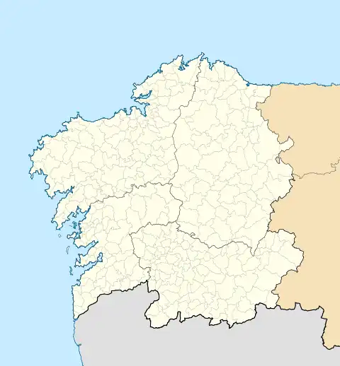 2022–23 Tercera Federación is located in Galicia