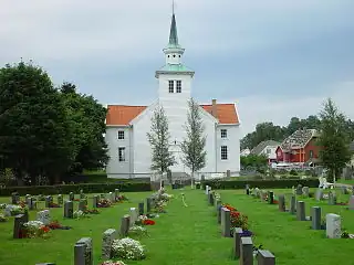 End view of the church