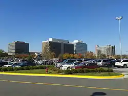 Central Springfield Business District, seen from Springfield Town Center