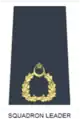 A PAF squadron-leader's shoulder rank insignia.