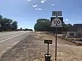 The eastern beginning of SR-100 at SR-99 in Fillmore (May 2020)