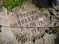 Grave of 2 Germans killed on August 22