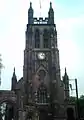 The bell tower of St. Mary's Church