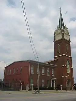 St. Patrick's Roman Catholic Church, Rectory, and School