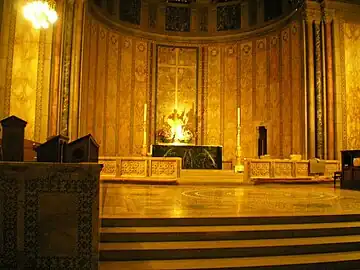 The altar.