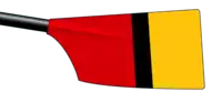 Image showing the rowing club's blade colours